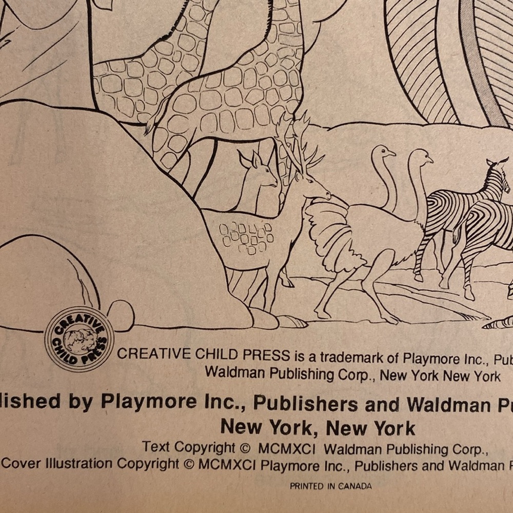 Vintage 1991 The Bible Coloring Book Pictures Old and Testament - - Picture 6 of 15